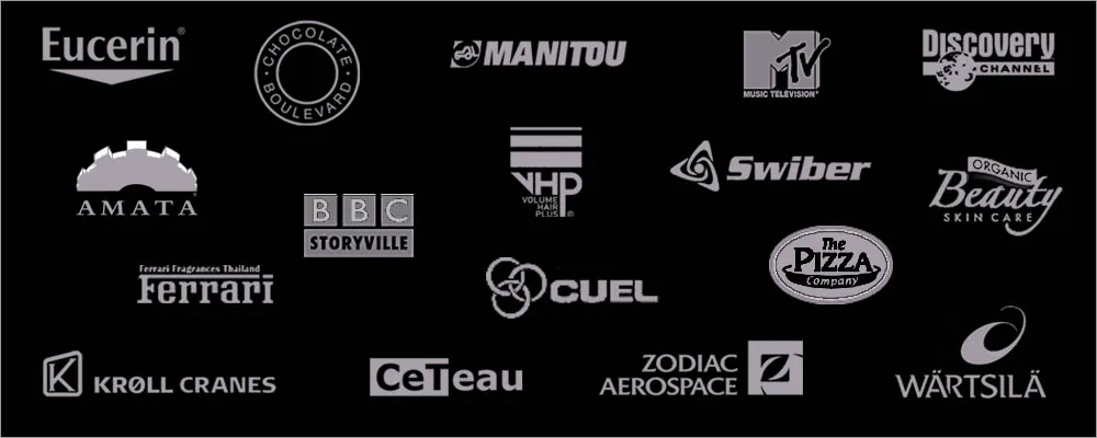 Clients of Video Productions Thailand