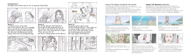 In-House Storyboard Design for Commercials